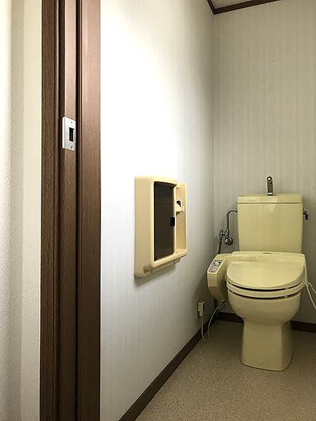 茨城県牛久市 トイレ リフォーム|手洗器 壁への埋込みタイプ