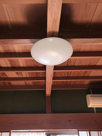 茨城県稲敷市 照明リフォーム|雨漏りで点かなくなった電気をLED照明へ交換