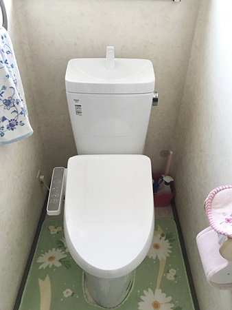 茨城県稲敷市トイレリフォーム|水漏れで床も交換!半日で完工