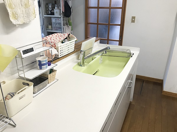 茨城県牛久市キッチンリフォーム|時短家事を実現した収納スペース