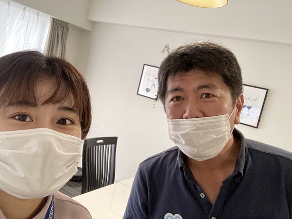 お客様との写真