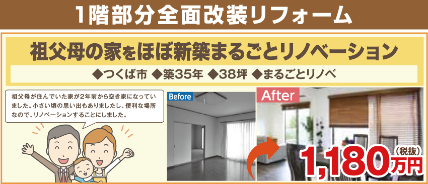 3ステップで気分一新!LDKリフォームプラン