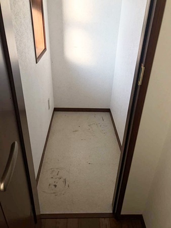 茨城県龍ケ崎市トイレリフォーム|2階収納個所に新設