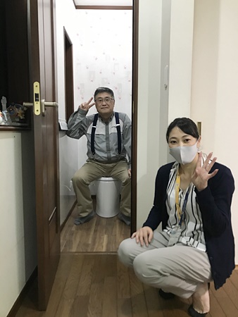 お客様との写真