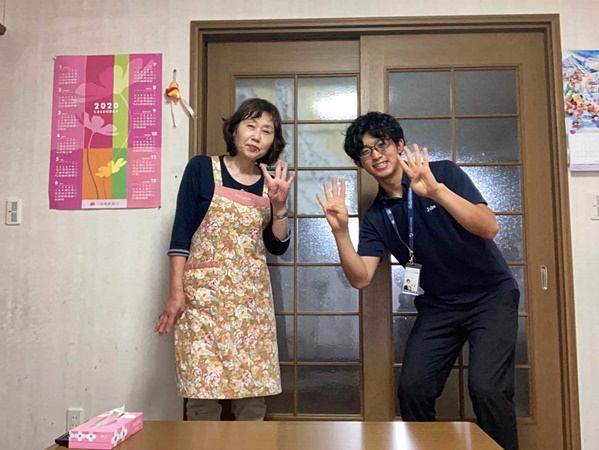 お客様との写真