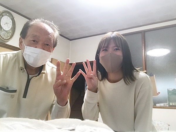 お客様との写真