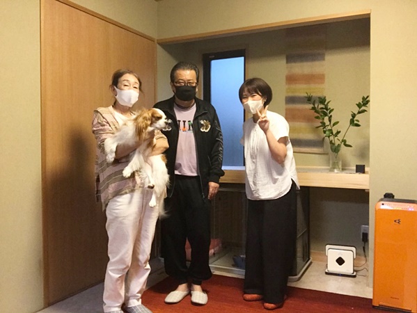 お客様との写真