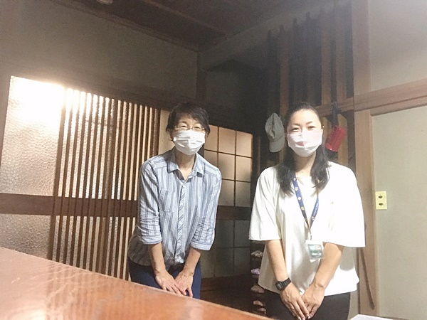 お客様との写真