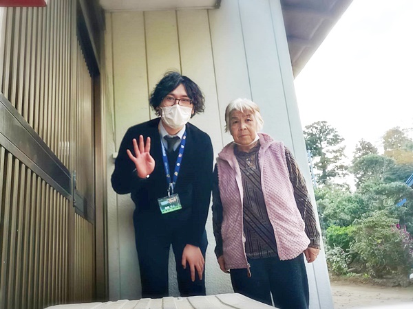 お客様との写真