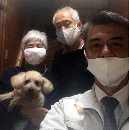 お客様との写真