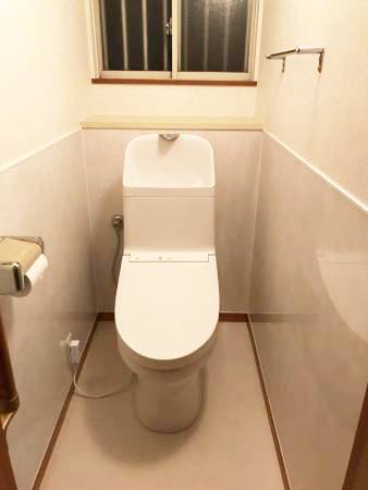 千葉県八街市トイレ洗面所リフォーム|隙間に水が入らない快適な洗面台へ