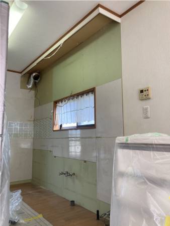 茨城県つくば市キッチンリフォーム|IH・レンジフード交換