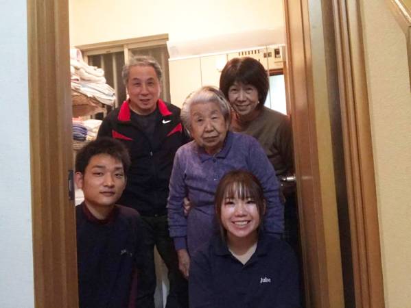 お客様との写真