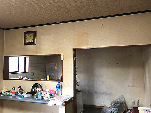 茨城県神栖市LDKリフォーム|下がり壁を解体し広く