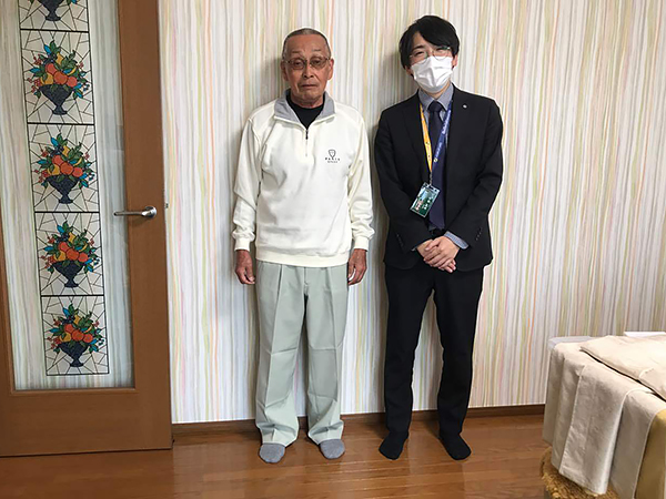 お客様との写真