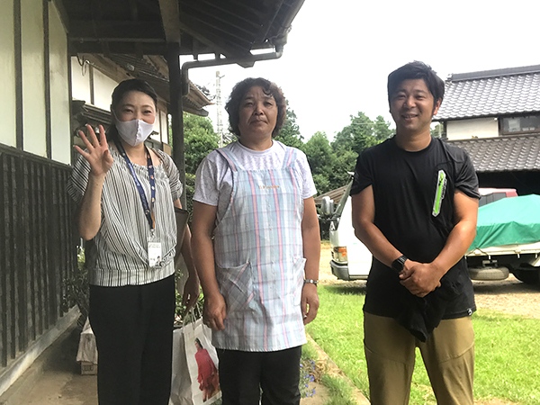 お客様との写真