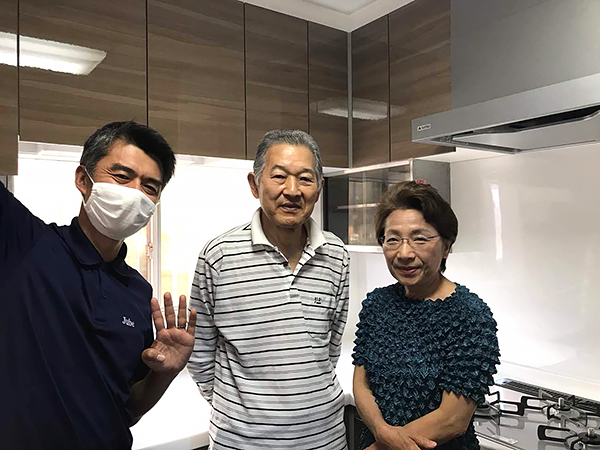 お客様との写真