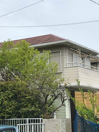 千葉県東金市内外部リフォーム 屋根 外階段修繕 ハウジング重兵衛