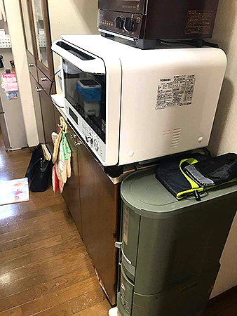 千葉県成田市キッチンリフォーム|収納力UP、面材交換