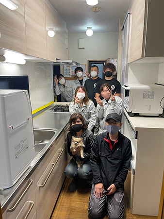 お客様との写真