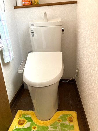 茨城県稲敷市トイレリフォーム|ウォシュレットで快適に