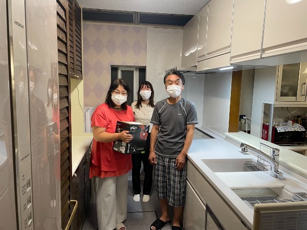 お客様との写真