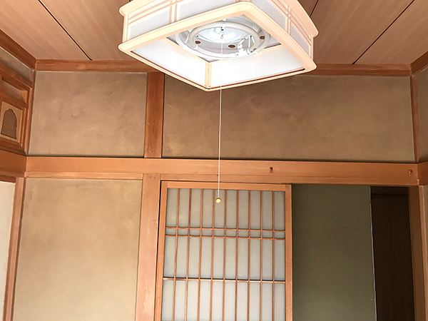 茨木県神栖市和室リフォーム|砂壁からクロス仕上げへ