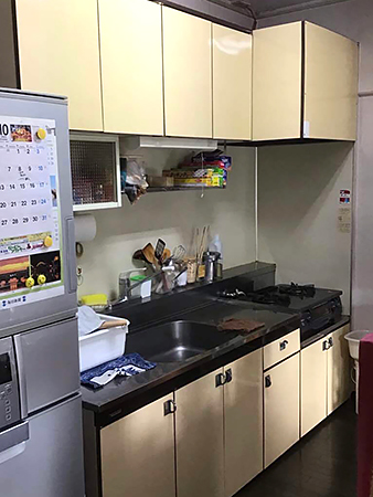 茨城県取手市キッチンリフォーム|ステディアで収納力もUP