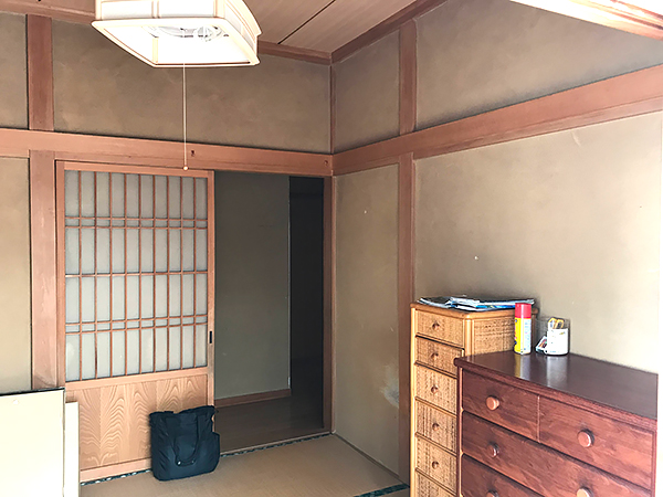 茨木県神栖市和室リフォーム|砂壁からクロス仕上げへ