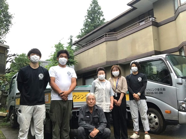 お客様との写真