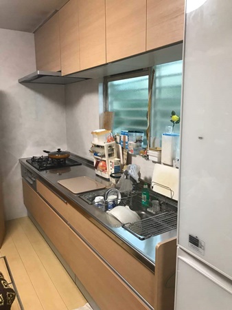 千葉県四街道市洗面所キッチンリフォーム|LIXIL商品の事例