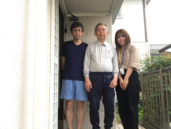 お客様との写真