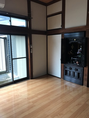 茨城県つくば市和室リフォーム 居間を和モダンに ハウジング重兵衛