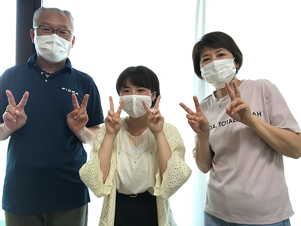 お客様との写真