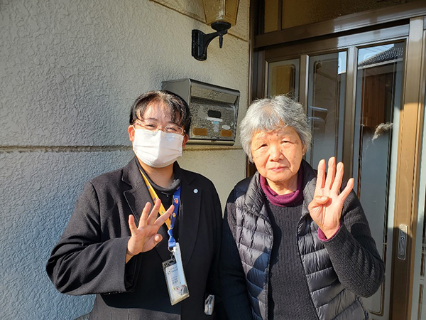 お客様との写真