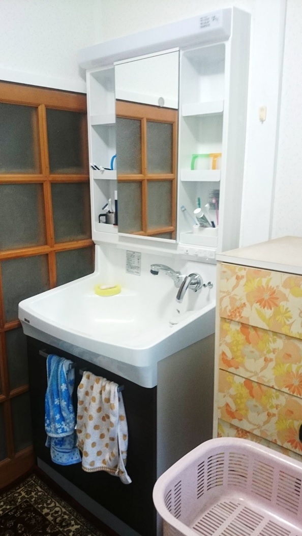 茨城県牛久市 洗面台