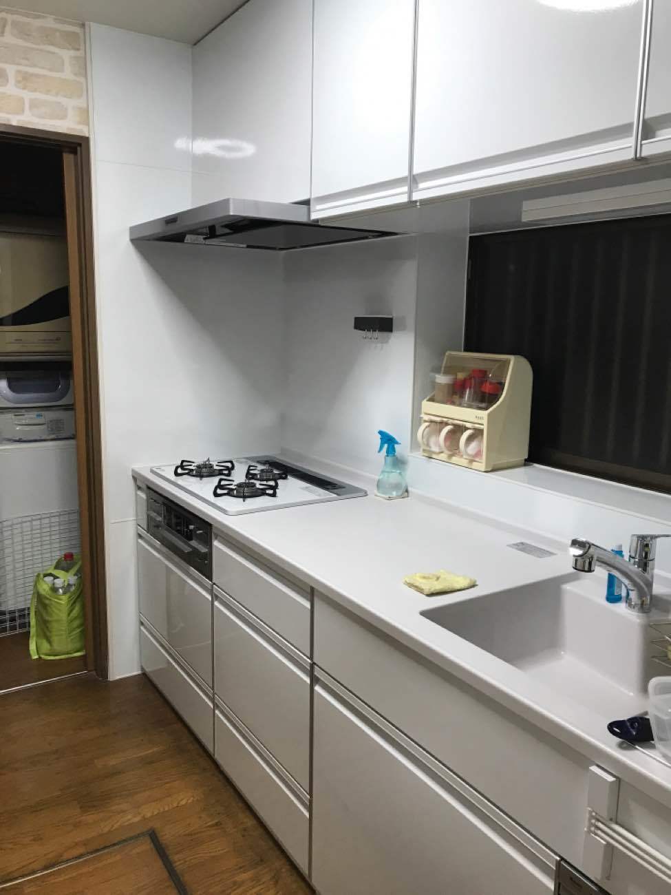 リビングと一体感を出すために壁を開口