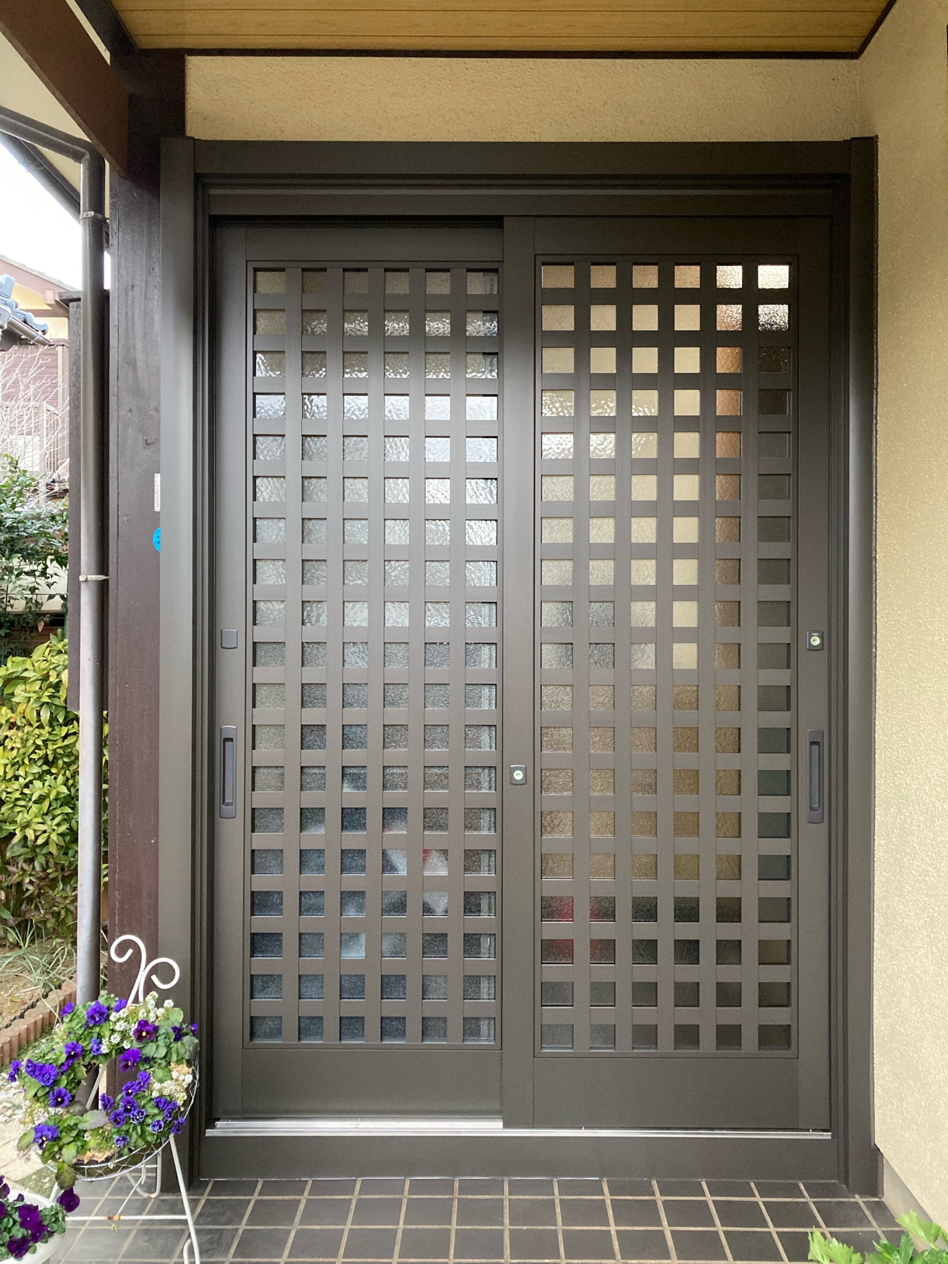 網戸をつけて風通しもよく