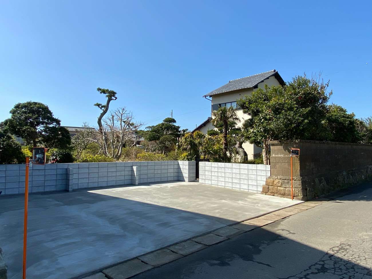 お庭を広々とした駐車スペースへ