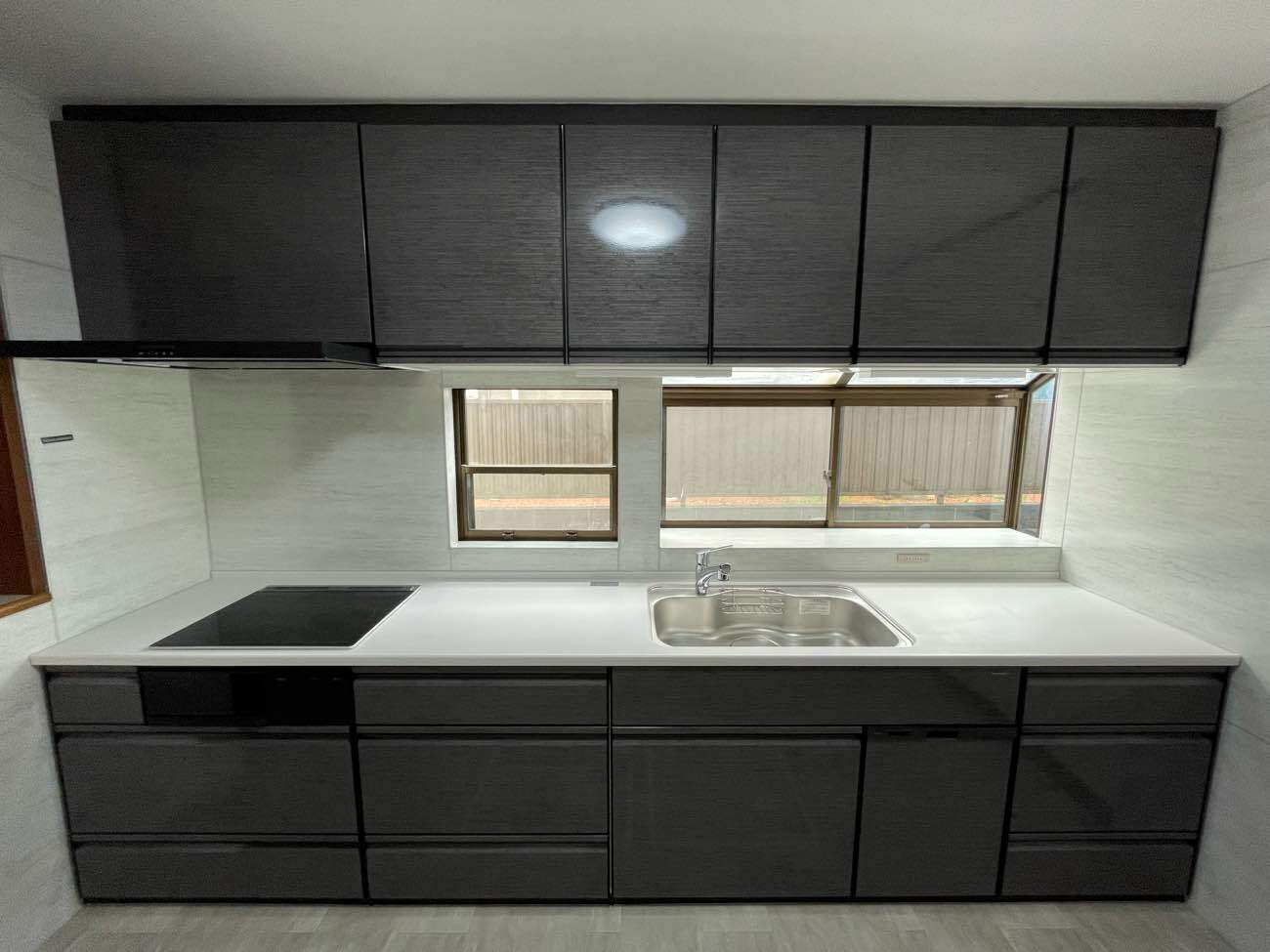 収納力抜群！お料理スペースを丸ごと施工