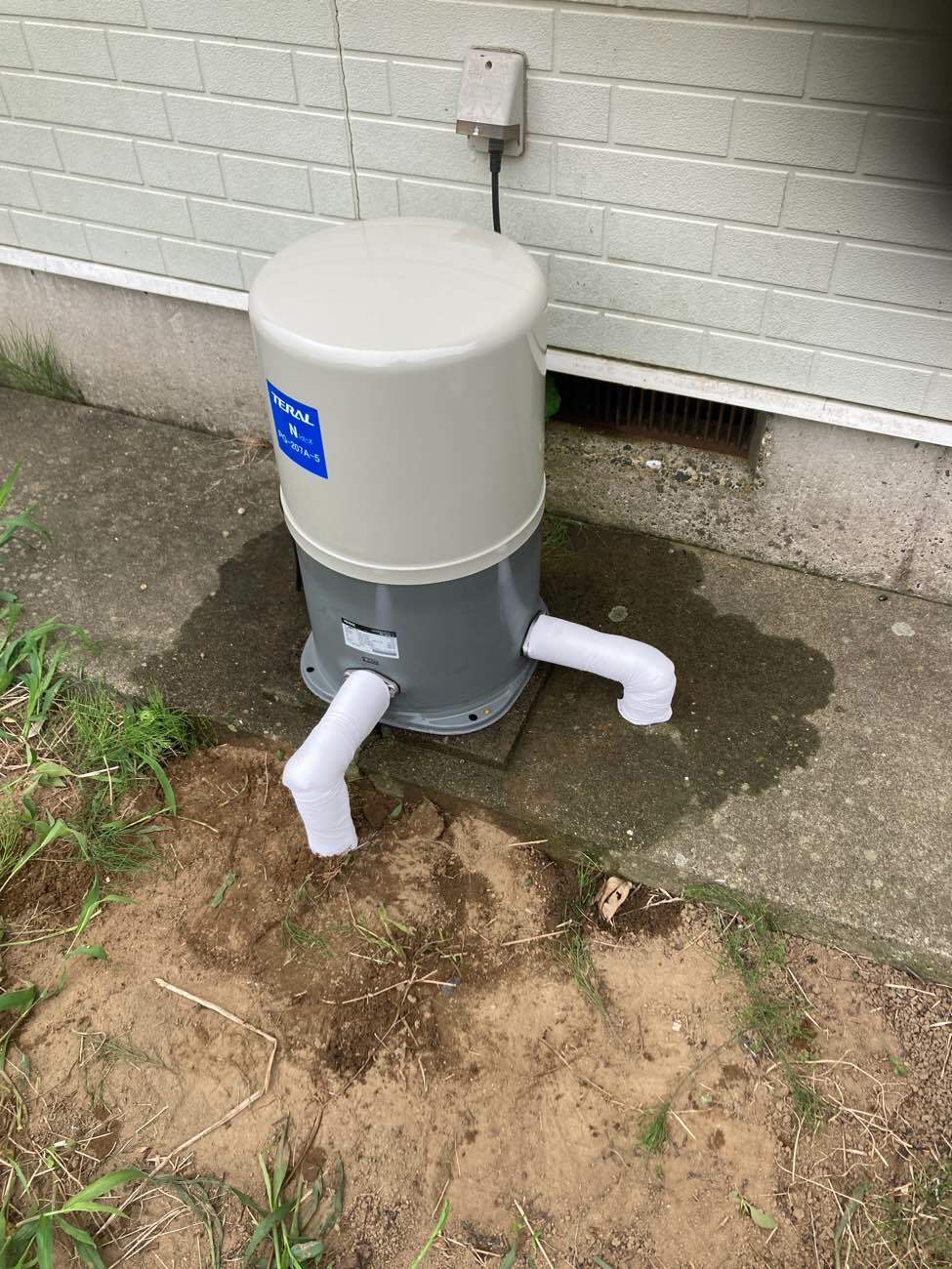 たった1日で壊れたポンプを交換、そして井戸水が復活！