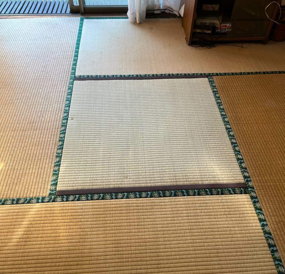 掘りごたつを撤去し畳を設置、より広い和室空間へ