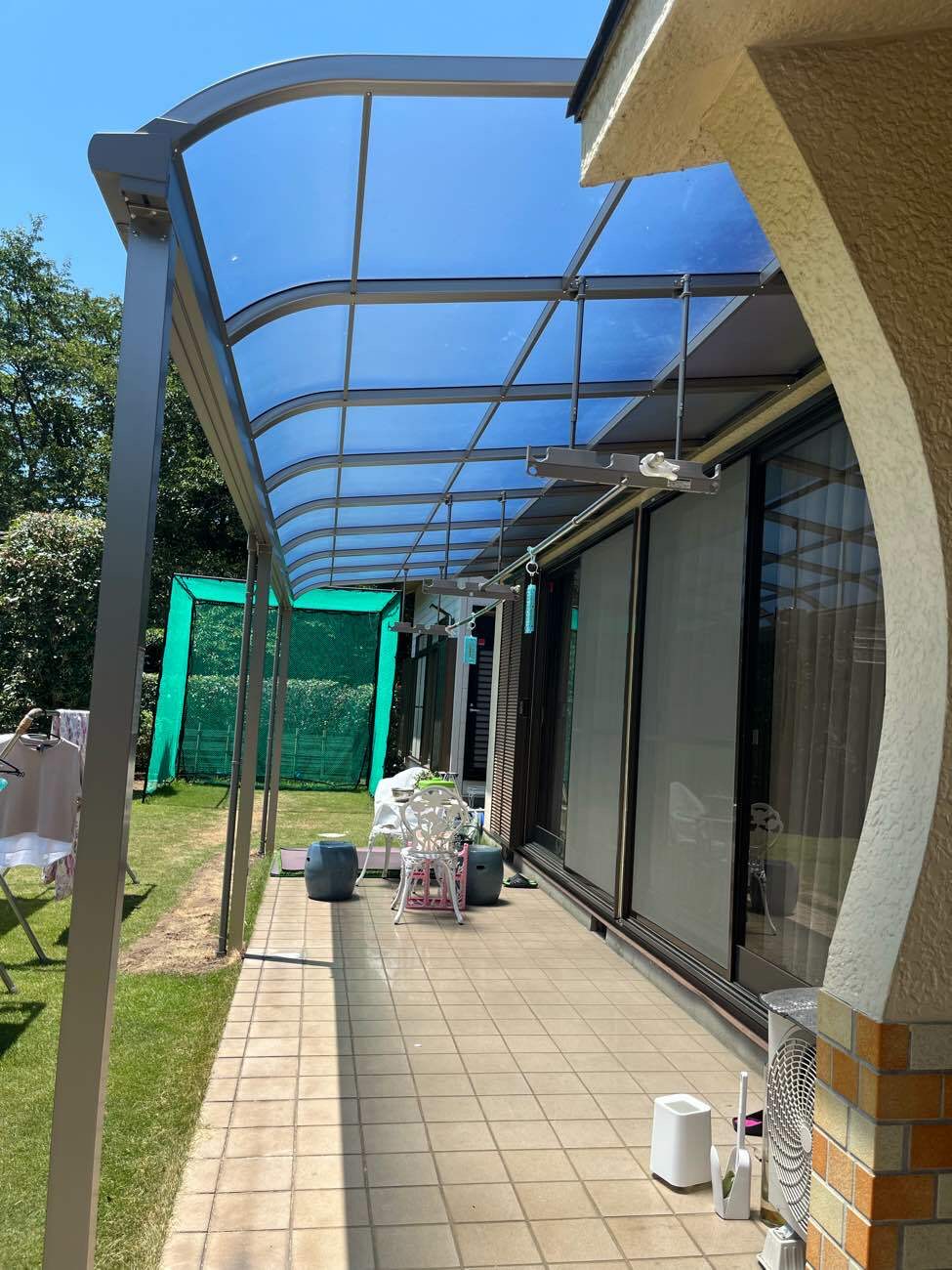 サンルーフ交換、台風被害の保険を活用