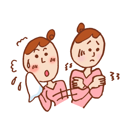 暑さ寒さの悩みイメージ