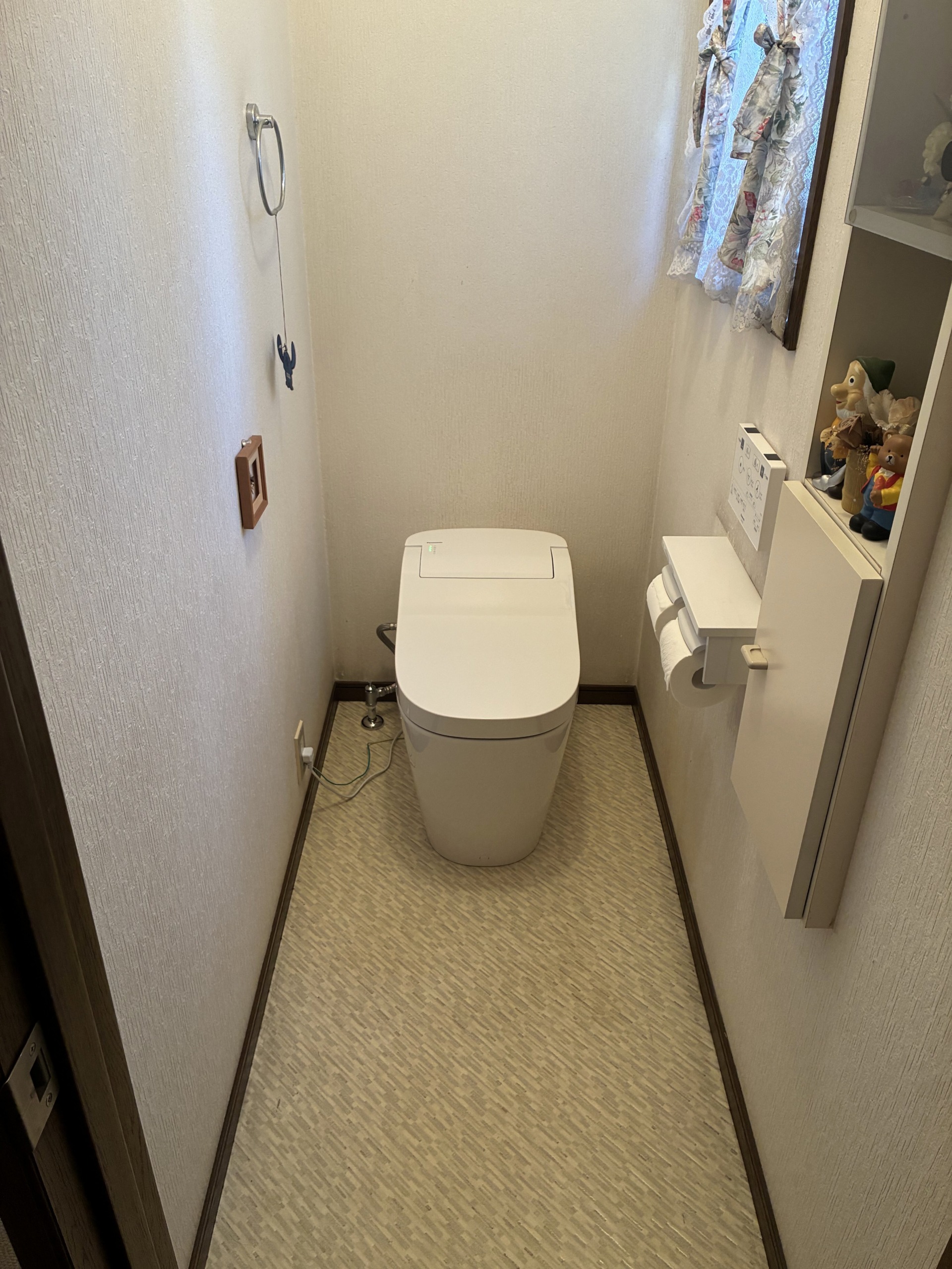 低予算で叶えたタンクレストイレで空間ひろびろ